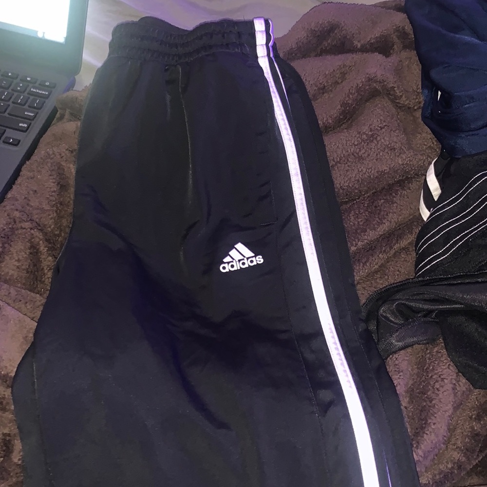 black adidas sweatpants